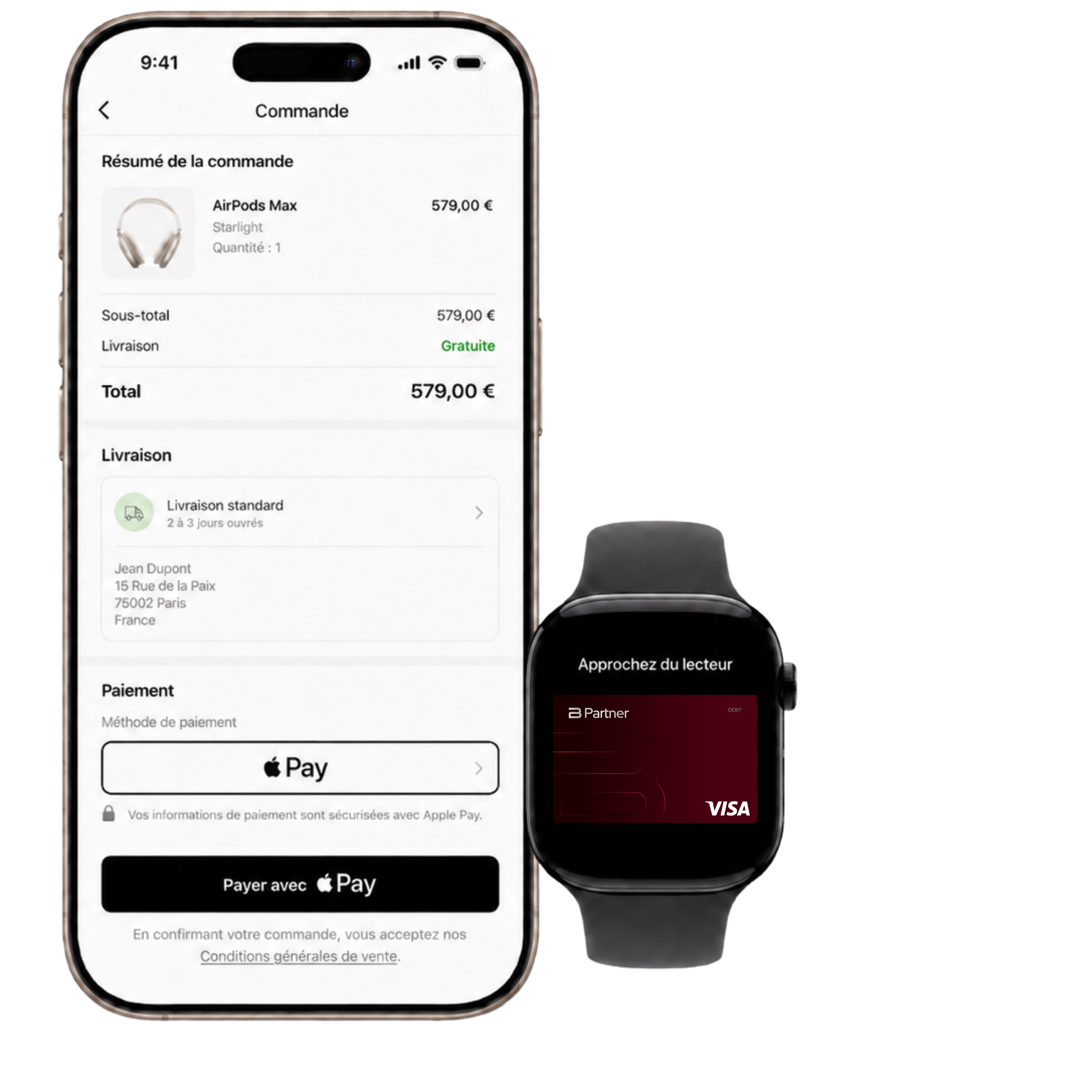 Carte B Partner avec Apple Pay