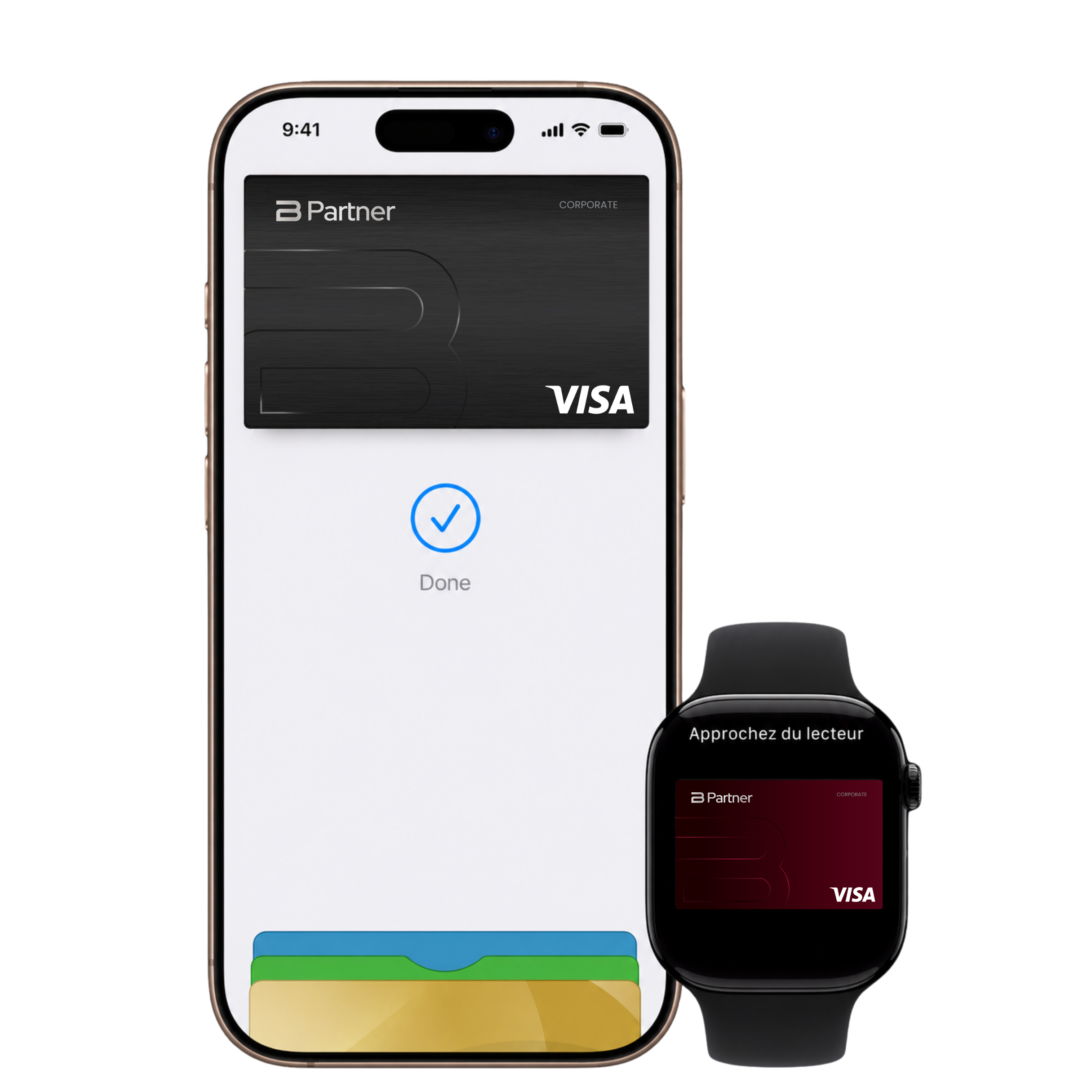 Ajouter votre carte B Partner à Apple Pay